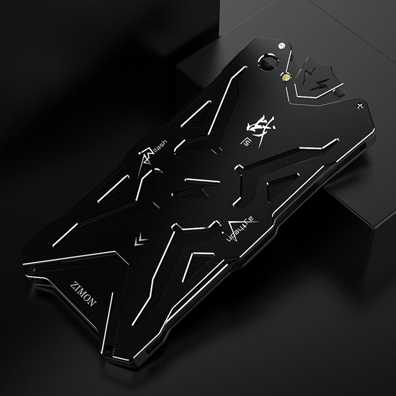 SIMON THOR Aviation Aluminum Alloy Shockproof Armor Metal Case Cover for OPPO A83