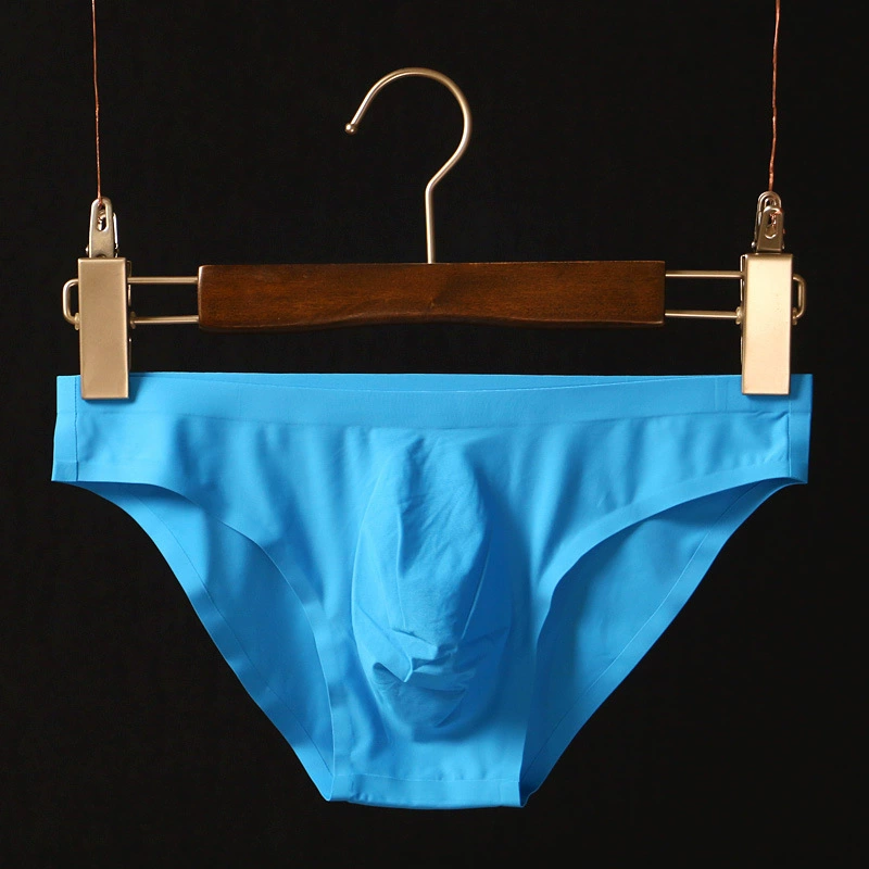 Men's Low-Rise Ice Silk Underwear, Triangleless Seamless, Breathable, M–XXXL