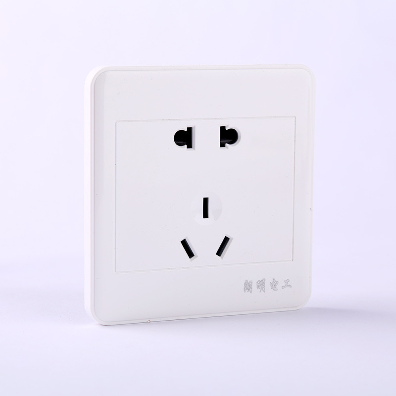86 Dark outfit Wall switch socket Pentapore socket switch engineering home decoration goods in stock wholesale