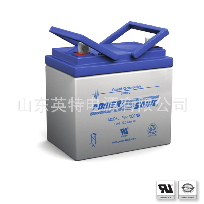 销售PS-12330 NB Power-Sonic 密封铅酸蓄电池 12V33AH免维蓄电池