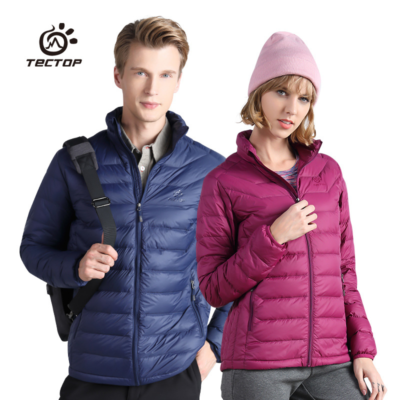 2018 New winter Tectop outdoors men and women Light and thin Down Jackets Sport coat 167-161-155