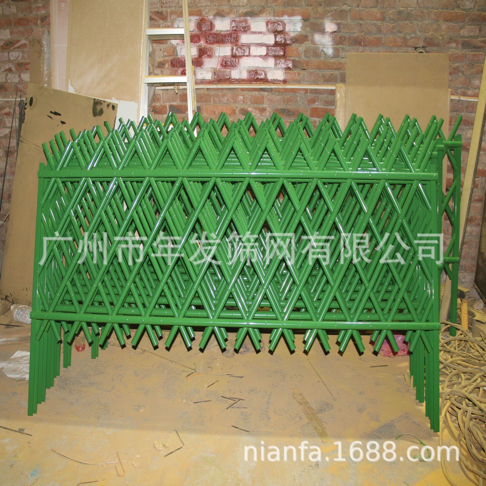 广州厂家定制201不锈钢园艺仿竹篱笆护栏 市政园林生态仿竹子护栏