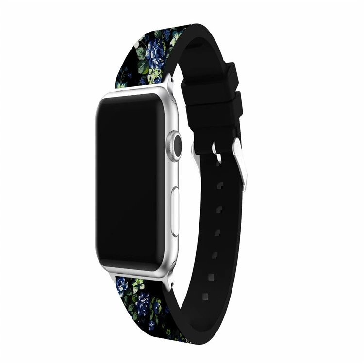Новые товары подходят для силиконового ремешка в полоску для Apple Watch