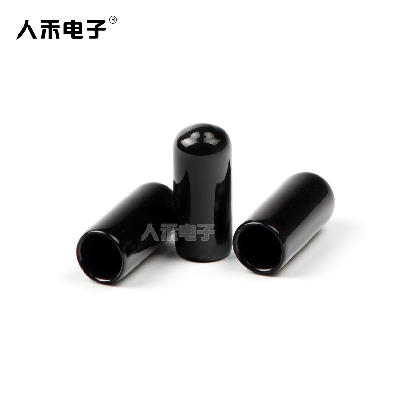 设备圆管PVC软塑护帽,末端绝缘保护套,防尘塑料套管,防水保护帽