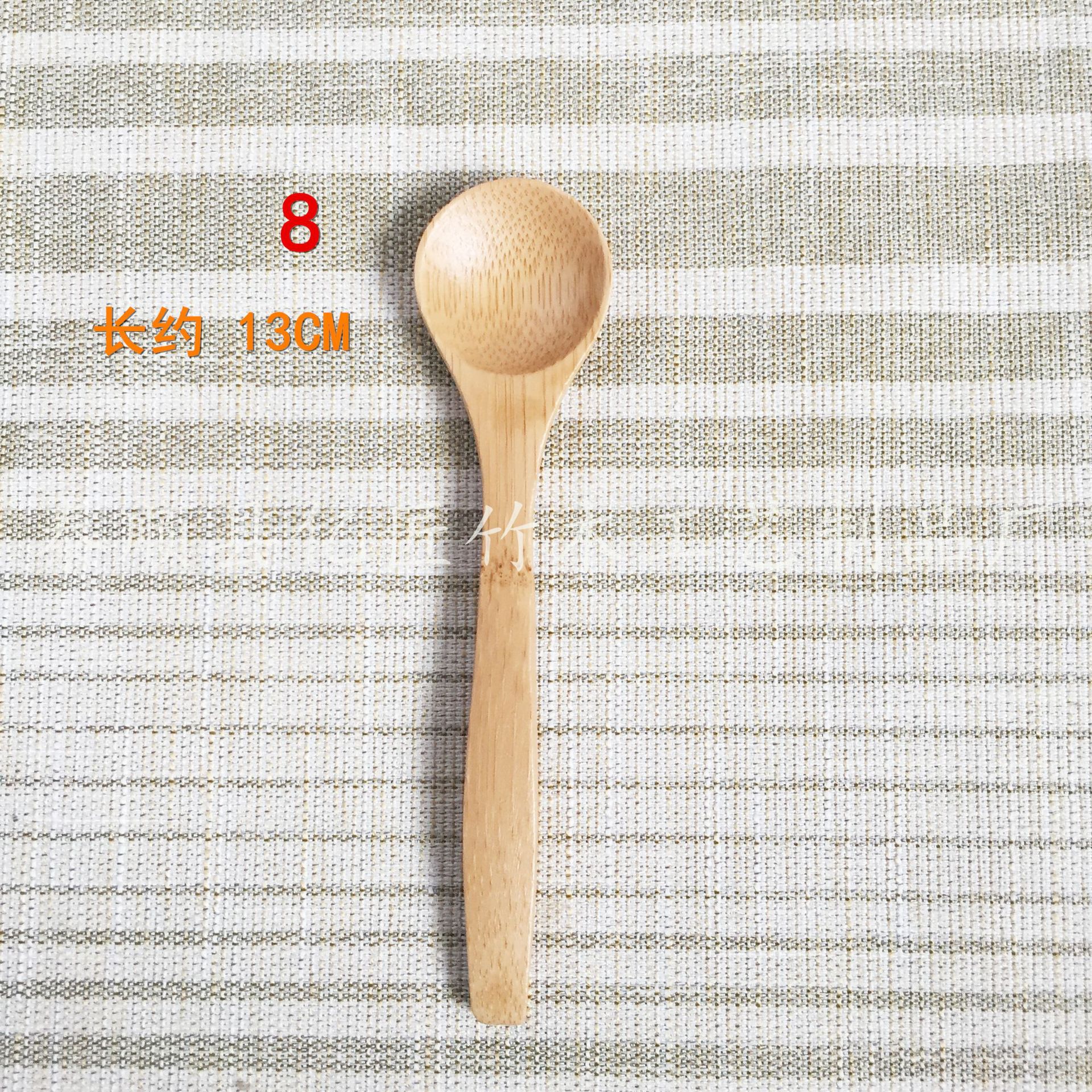 Fabricante suministro directo cuchara de madera cuchara de bambú japonés agitación cuchara de miel fijo grabado logotipo barro moxibustión cuchara promoción sanqi polvo cuchara Venta caliente