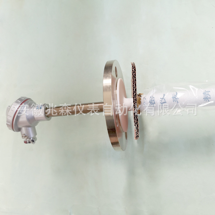 热电阻 烧结四氟热电阻 PT100法兰式温度传感器WZPF-430 431