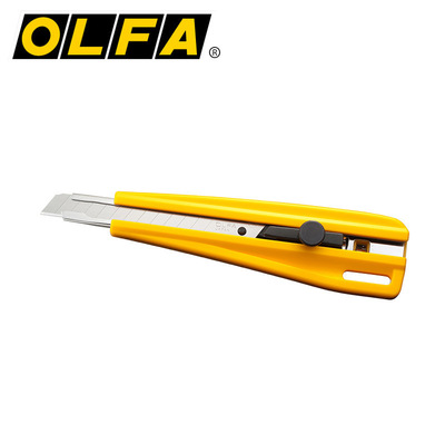 OLFA爱利华300美工刀高强度切割加强刀片固定9B金属刀架树脂刀柄|ru