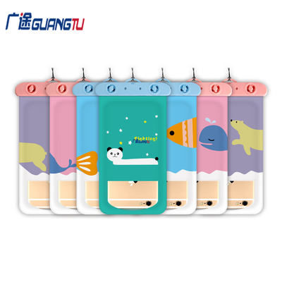 thickening Touch screen transparent Swimming Swimming diving Cartoon mobile phone Waterproof bag mobile phone Waterproof Case Mobile phone bag Waterproof bag