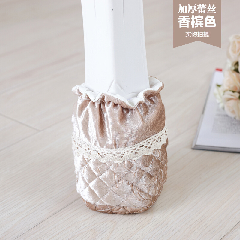 Una variedad de mesa de felpa y silla cubierta de pie mesa y silla almohadilla de pie sofá cubierta de pie cama cubierta de pie máquina lavable