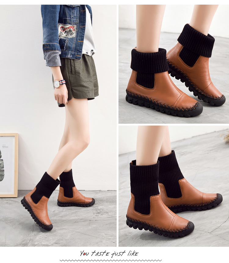 Bottes femme en En cuir - Ref 3355429 Image 17