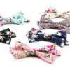 Cotton tie Korean Edition man suit Retro decorative pattern bow England Europe and America Broken flowers Bowtie wholesale customized