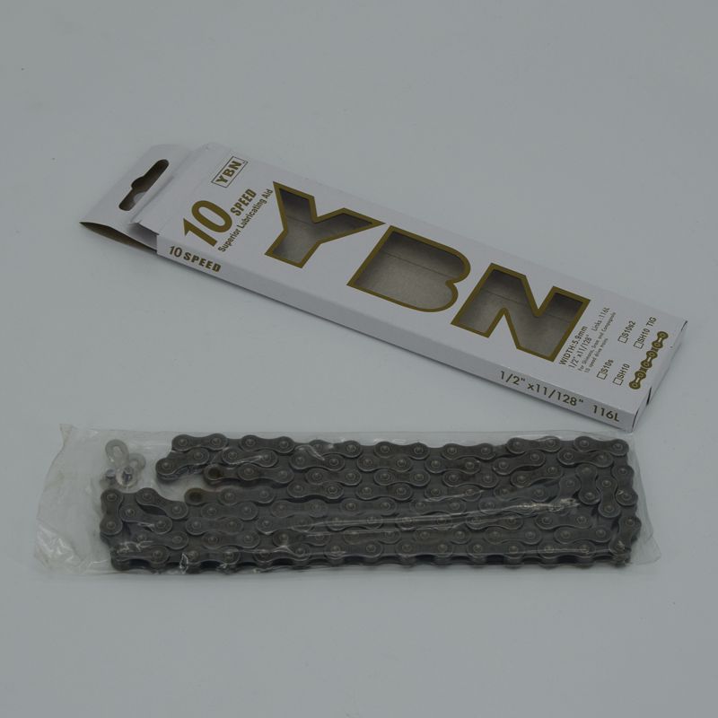 台湾YBN雅邦 自行车链条30速 10速山地车变速链条 116节含魔术扣-阿里巴巴