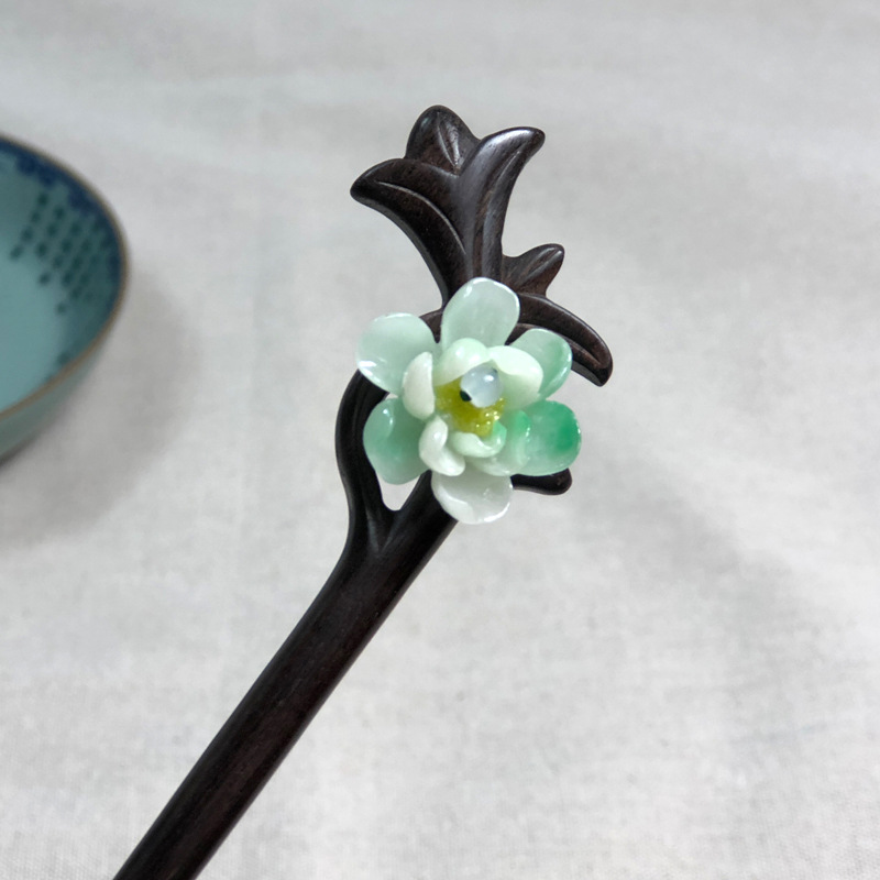 Hong colors Sultry Ebony classical Hairpin Retro Hairpin ancient costume Hanfu Headdress bride Step shake Hairpin