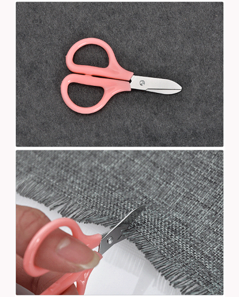 厂家加工定制家用多用途小剪刀 针线包急救包不锈钢线头小剪刀详情11