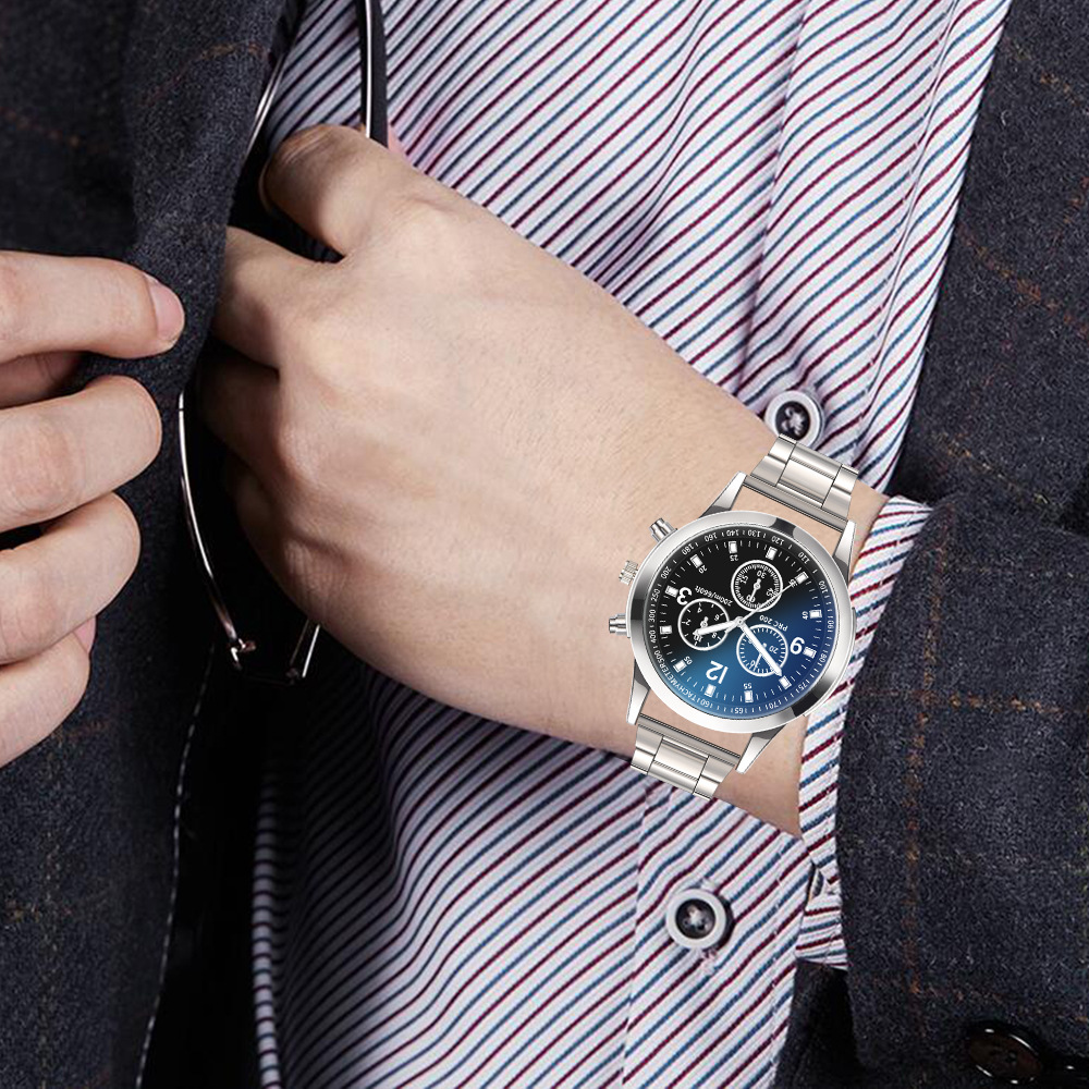 ZA01-G Geneva Steel Band Watch