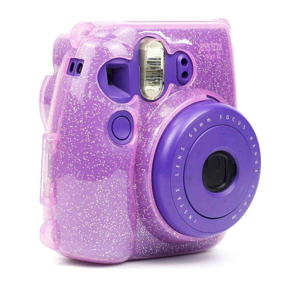 CAIUL Подходит для Polaroid mini8/8+/9 хрустальная карта хранения блестки чехол защитный