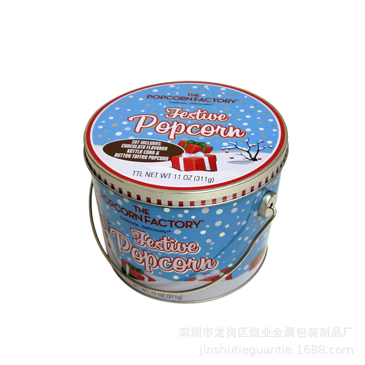 厂家直销 马口铁冰桶  饼干桶  小水桶加工定制