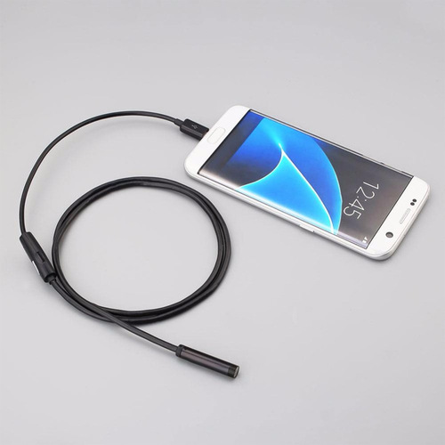 Three-in-One Hard Wire 1 Meter Android Type-C Computer USB Endoscope for Automotive, Industrial Pipes, Waterproof Probe 5.5