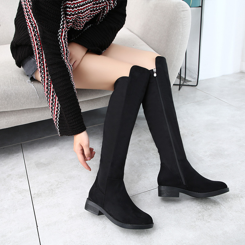 Bottes femme en Daim - Ref 3355943 Image 4