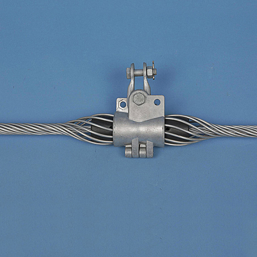 供应预绞式悬垂线夹 转角≤30°厂家直销批发销售供应生产光缆