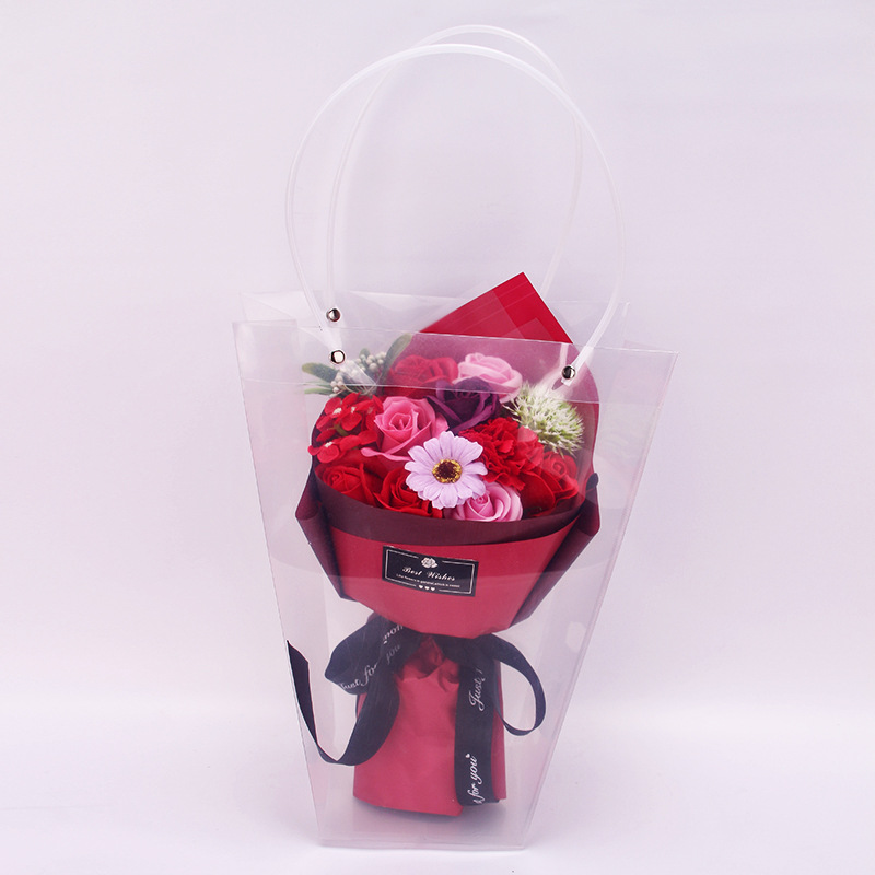 手提透明袋手棒花红3