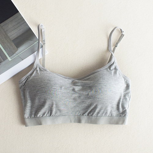  Women's Backless Bralette with Padded Cups, Small Straps, Short Length, Plus Size Body Shaping Bralette, Camisole for Summer