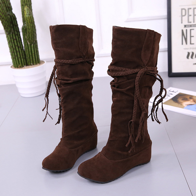 Bottes femme en Daim - Ref 3354693 Image 44