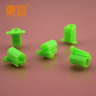 W2014172A绿 蛙插座 十道杆配套 玩具配件 科技积木零件