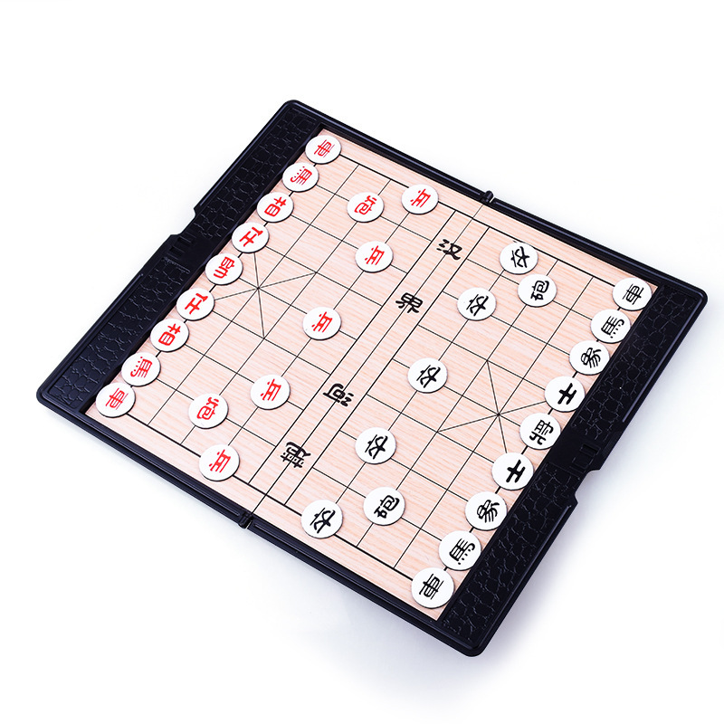 Magnetic Chinese foldable small handheld chess
