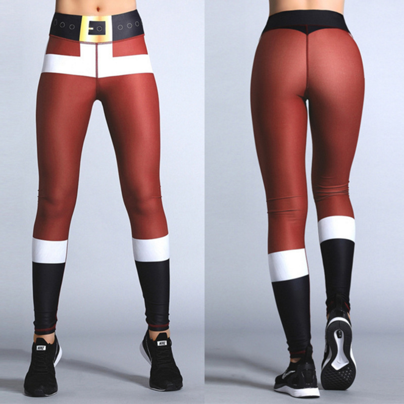 Christmas Day Digital Print Sports Yoga Pant NSNS12246