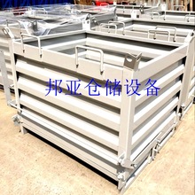 邦亚大型重型工业铁屑箱车间废料车铁屑车叉车式移动工具车可翻转