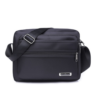 New Oxford Cloth Men's Bag Crossbody Shoulder Bag Nylon Cloth Bag Small Square Bag Shoulder Crossbody Bag Factory Outlet