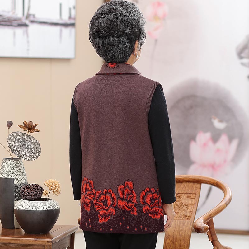 Gilet femme MOUTON ROUGE en Tricot - Ref 3317920 Image 5