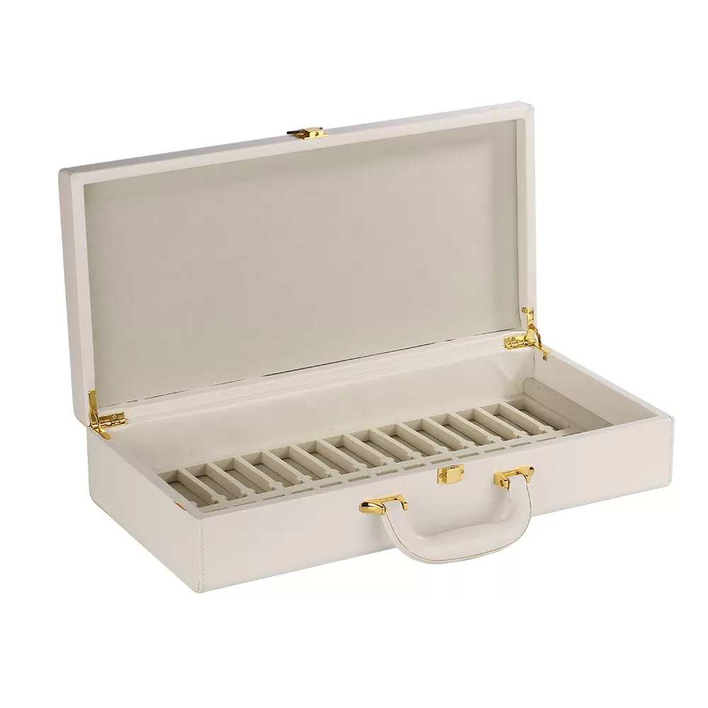 厂家订制PU皮保健品手提箱收纳盒 口服液包装箱