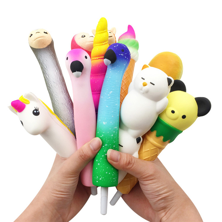 Cute Squishy Pencil Sleeves Cute Panda Dolls Squishies Slow Rising