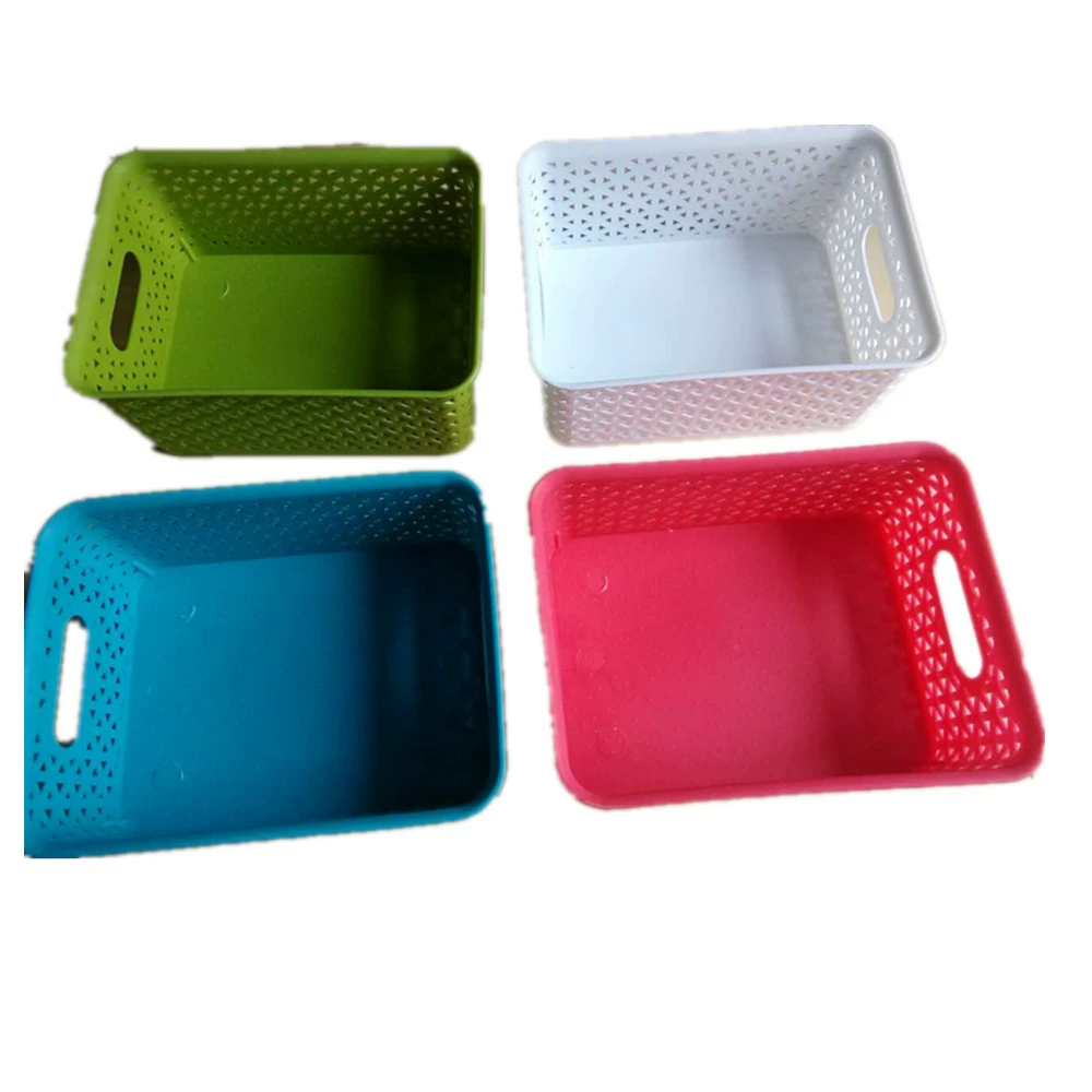 Covered hollow plastic storage box for underwear and socks storage box