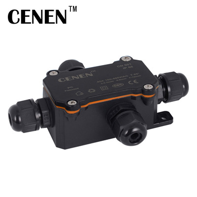 ip68防水接線盒定制 地埋燈防水盒子批發 壹進三出戶外電纜接線盒