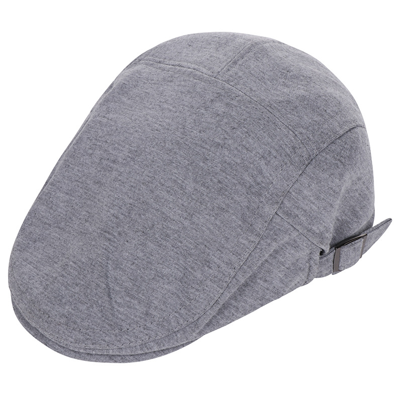 Men's Fashion Solid Color Beret Hat display picture 6