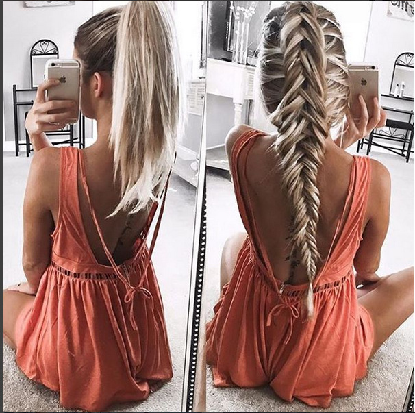 Solid Color Hollow Out Back Zipper Jumpsuit Sexy Backless Design Loose Fit for Casual Wear Wholesale Available