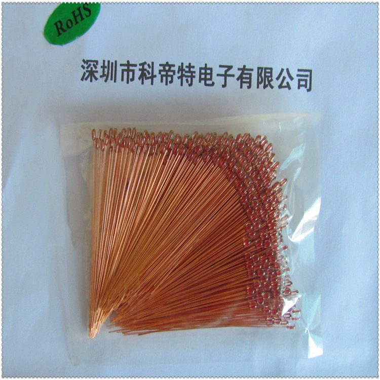 Термистор MF59 NTC несимметричный стеклянный герметичный термистор датчик температуры 100K 1% 3950 200 устойчивый