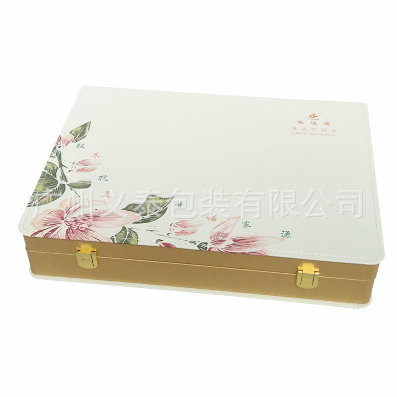 广州厂家生产高档化妆品皮盒 私密处礼品套盒 保健品精油pu包装盒