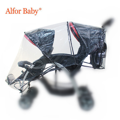 Alfor Baby259双胞胎婴儿车适配雨罩挡风罩