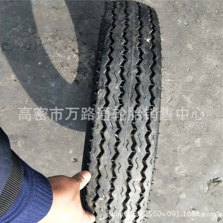 双钱 6.50-16轮胎 水曲羊角花纹 斜交尼龙农卡轮胎