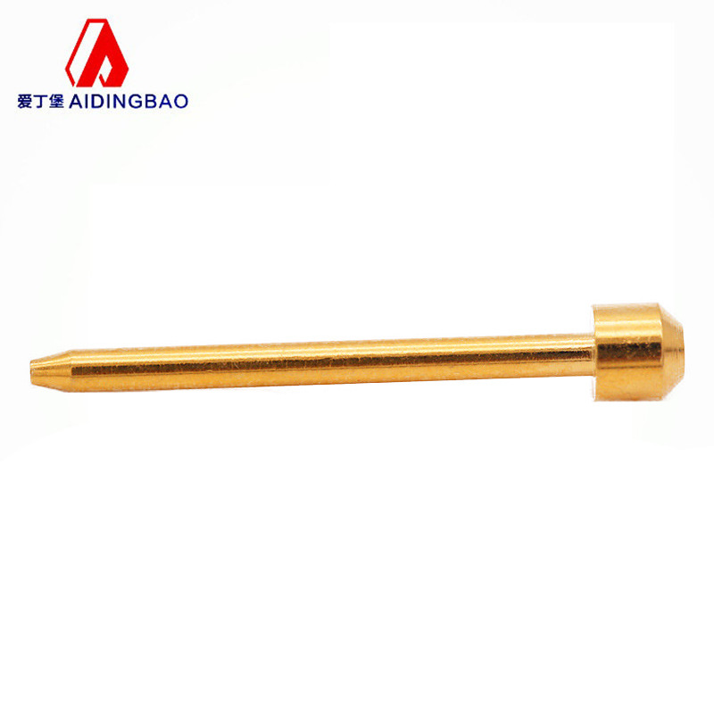 厂家批量优惠加工订做焊接PIN铜柱连接器插头插座端子公母插针等