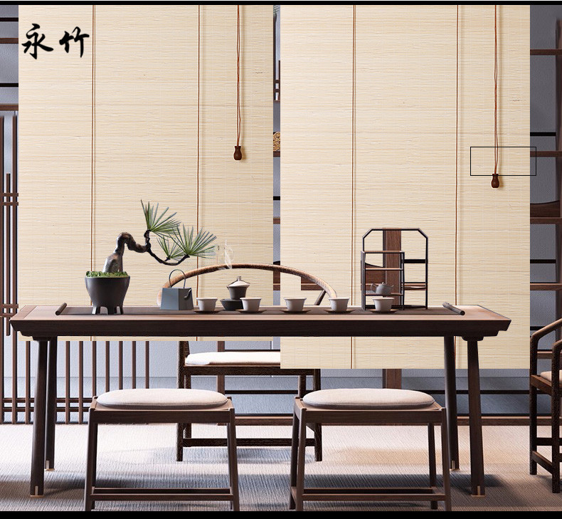 新中式古风竹帘卷帘茶室办公室隔断竹窗帘酒店民宿装饰竹卷帘批发-阿里巴巴