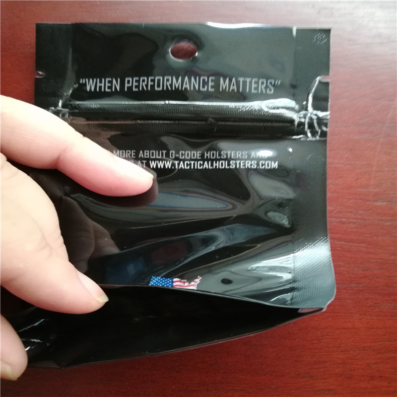 广东oppcpp复合塑料袋带自封胶骨条三边封口袋可定制客人印刷logo