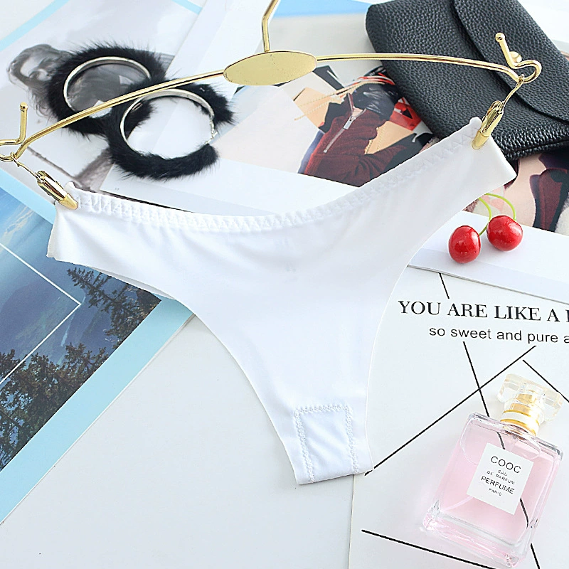 Увеличение кодов из бесшовного шелка льда без следа мисс Т/танг panties, трусики, дамское хлопковое - thong трусики, женские 1340