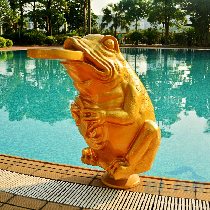 奔浪 游泳池 水疗池 按摩池 SPA池 金蟾冲击浴景观喷水设备