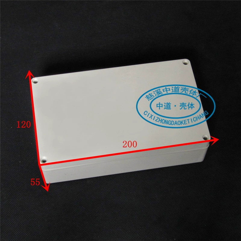 Распределительная коробка, водонепроницаемая коробка, пластиковый корпус, инструмент, уличный водонепроницаемый распределительный корпус 200*120*55