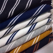 厂家供应全棉针织氨纶色织条纹汗布 用于T恤休闲服家居服面料